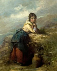 Ein Bergmädchen
